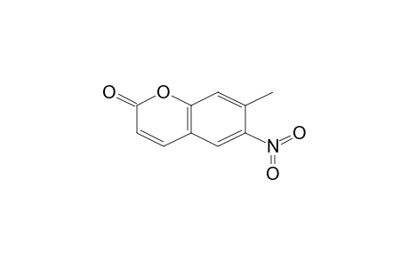 7-Methyl-6-nitro-1-benzopyran-2-one