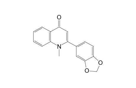 1-methyl-2-[3,4-(methylenedioxy)phenyl]-4(1H)-quinolone