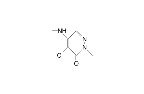 4-Chloro-2-methyl-5-methylamino-2H-pyridazin-3-one