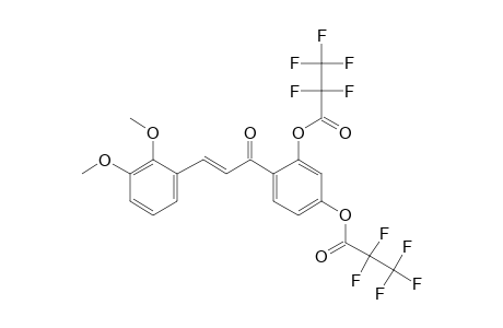 2',4'-Dihydroxy-2,3-dimethoxychalcone, pentafluoropropionate