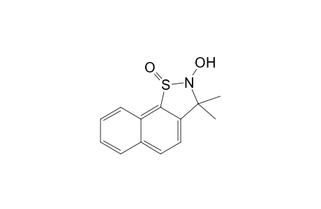 2,3-Dihydro-2-hydroxy-3,3-dimethylnaphth[2,1-d]isothiazole 1-oxide