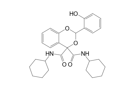 2-(2-Hydroxyphenyl)-N,N'-di-(cyclohexyl)-4H-1,3-benzodioxine-4,4-dicarboxamide