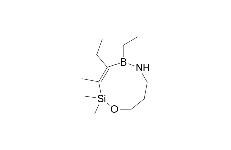 4,5-Diethyl-2,2,3-trimethyl-1-oxa-6-aza-2-sila-5-bora-3-cyclononene
