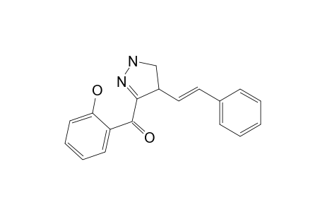 (2-hydroxyphenyl)-[4-[(E)-2-phenylethenyl]-4,5-dihydro-1H-pyrazol-3-yl]methanone