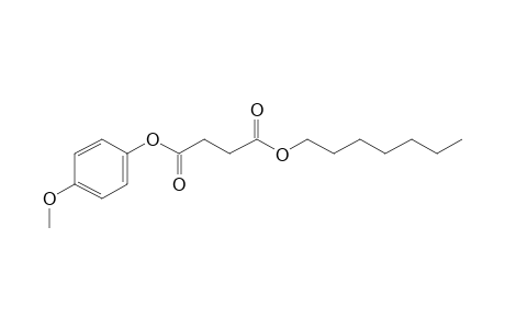 Succinic acid, heptyl 4-methoxyphenyl ester