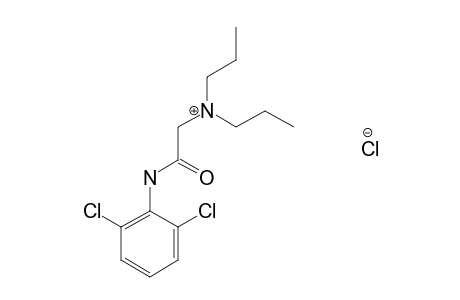 2',6'-dichloro-2-(dipropylamino)acetanilide, hydrochloride