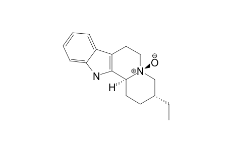 (3R,5S,12bS)-3-ethyl-5-oxido-1,2,3,4,6,7,12,12b-octahydropyrido[2,1-a]$b-carbolin-5-ium