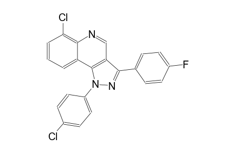 6-chloro-1-(4-chlorophenyl)-3-(4-fluorophenyl)-1H-pyrazolo[4,3-c]quinoline