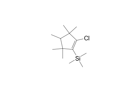 1-CHLORO-3,3,4,5,5-PENTAMETHYL-2-(TRIMETHYLSILYL)-CYCLOPENTENE