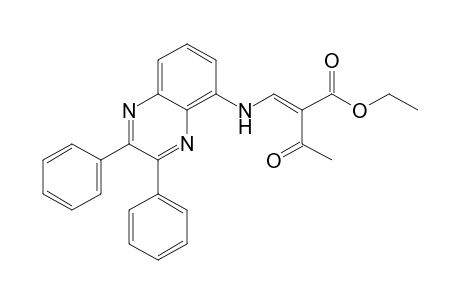 2-[(2,3-DIPHENYLQUINOXALIN-5-YLAMINO)-METHYLENE]-3-OXOBUTENOIC_ACID_ETHYLESTER;MAJOR_ISOMER