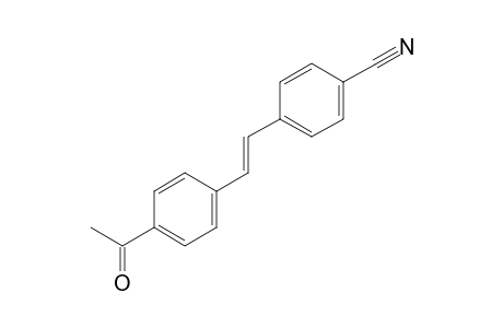 (E)-4-(4-Acetylstyryl)benzonitrile