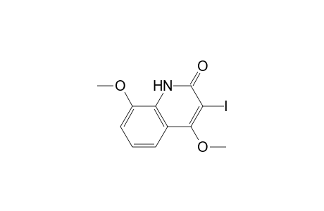 3-iodanyl-4,8-dimethoxy-1H-quinolin-2-one