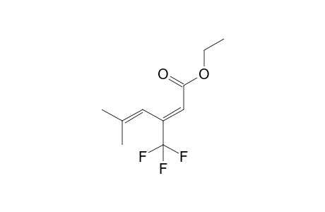 ethyl (2E)-5-methyl-3-(trifluoromethyl)hexa-2,4-dienoate