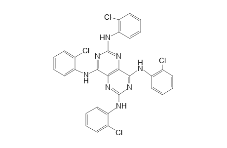 2,4,6,8-Tetrakis(o-chloroanilino)pyrimido[5,4-D]pyrimidine