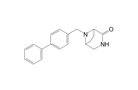 8-[(4-biphenylyl)methyl]-3,8-diazabicyclo[3.2.1]octan-2-one