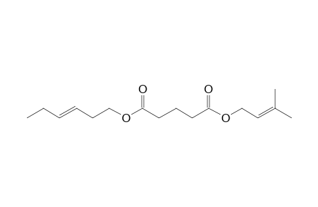 Glutaric acid, 3-methylbut-2-en-1-yl trans-hex-3-enyl ester