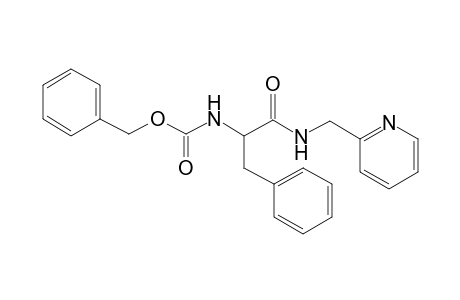 Benzyl 1-benzyl-2-oxo-2-[(2-pyridinylmethyl)amino]ethylcarbamate