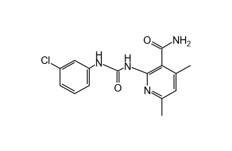 1-(3-CARBAMOYL-4,6-DIMETHYL-2-PYRIDYL)-3-(m-CHLOROPHENYL)UREA