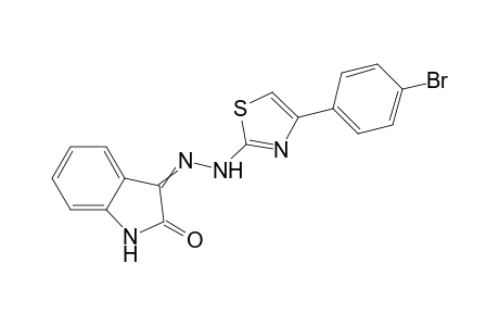 (3E)-1H-indole-2,3-dione 3-{[4-(4-bromophenyl)-1,3-thiazol-2-yl]hydrazone}