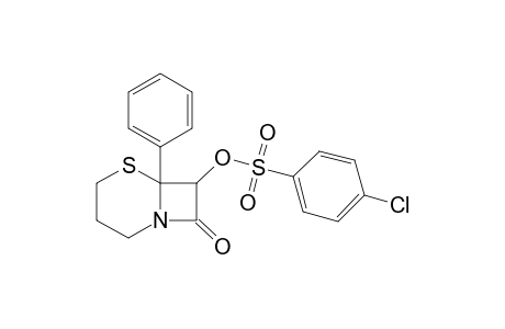 7-hydroxy-6-phenyl-5-thia-1-azabicyclo[4.2.0]octan-8-one, p-chlorobenzenesulfonate (ester)