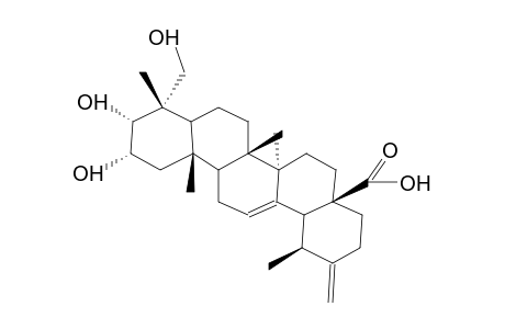 2alpha,3alpha,23-TRIHYDROXYURSA-12,20(30)-DIEN-28-OIC ACID