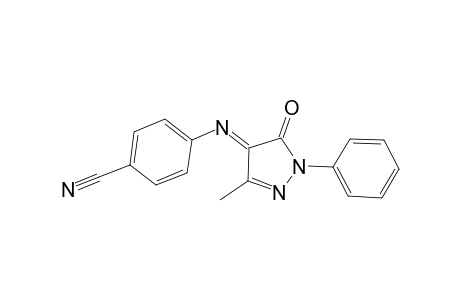 Benzonitrile, 4-[(1,5-dihydro-3-methyl-5-oxo-1-phenyl-4H-pyrazol-4-ylidene)amino]-