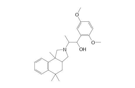 5,5,8a-trimethyl-4a,5,6,7,8,8a-hexahydro-N-{2'-(2',5'-dimethoxyphenyl)-2'-hydroxy-1'-methylethyl}pyrrolo[3,4-a]naphthalene