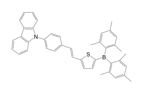 Trans-2-[(4'-N-carbazolyl)styryl]-5-dimesitylborylthiophene