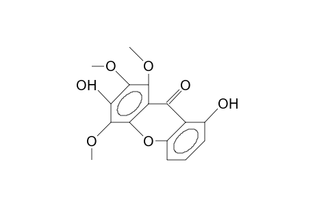 1,2,4-Trimethoxy-3,8-dihydroxyxanthone