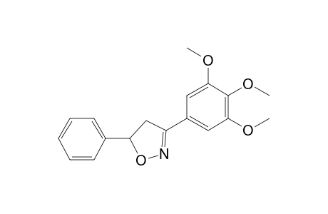 5-Phenyl-3-(3,4,5-trimethoxyphenyl)-4,5-dihydro-1,2-oxazole