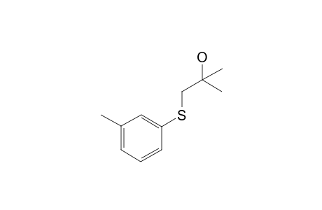 2-Methyl-1-(m-tolylthio)propan-2-ol