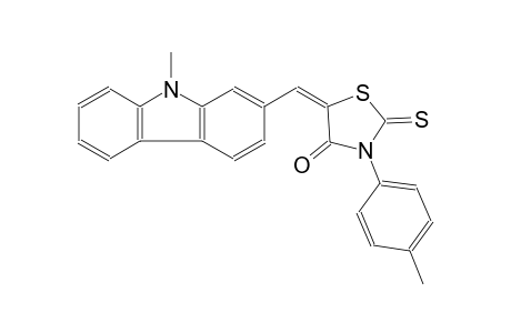 4-thiazolidinone, 5-[(9-methyl-9H-carbazol-2-yl)methylene]-3-(4-methylphenyl)-2-thioxo-, (5E)-