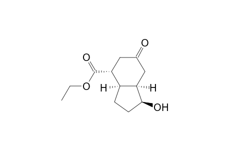(+/-)-(1R*,2R*,6R*,7S*)-ETHYL-7-HYDROXY-4-OXO-BICYCLO-[4.3.0]-NON-2-YL-CARBOXYLATE