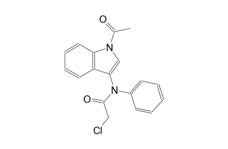 N-(1-acetyl-1H-indol-3-yl)-2-chloro-N-phenylacetamide