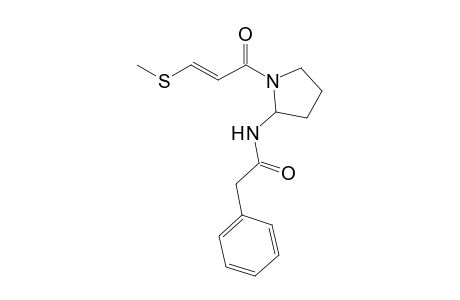 AGLEPTIN;(E)-N-[3-(METHYLTHIO)-PROPENOYL]-2-(PHENYLACETYLAMINO)-PYRROLIDINE