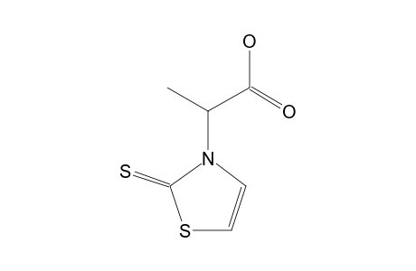 DL-alpha-methyl-2-thioxo-4-thiazoline-3-acetic acid