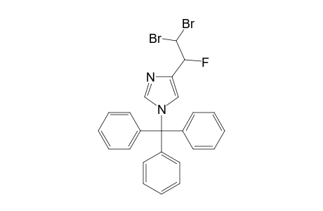 4-(2,2-DIBROMO-FLUOROETHYL)-1-TRITYL-1H-IMIDAZOLE