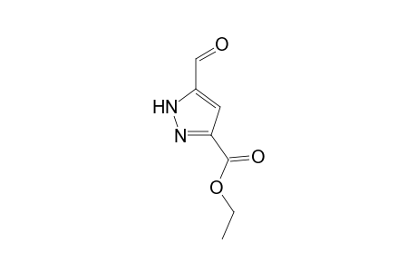 1H-Pyrazole-3-carboxylic acid, 5-formyl-, ethyl ester