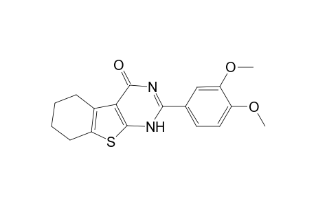 2-(3,4-Dimethoxyphenyl)-5,6,7,8-tetrahydro[1]benzothieno[2,3-d]pyrimidin-4(1H)-one