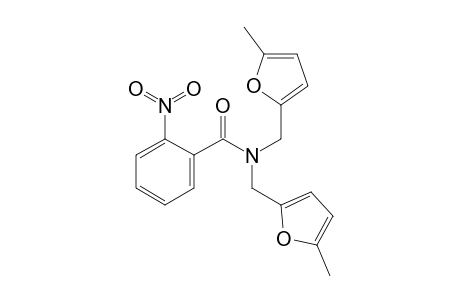 N,N-Bis[(5-methyl-2-fury)methyl]-2-nitrobenzamide