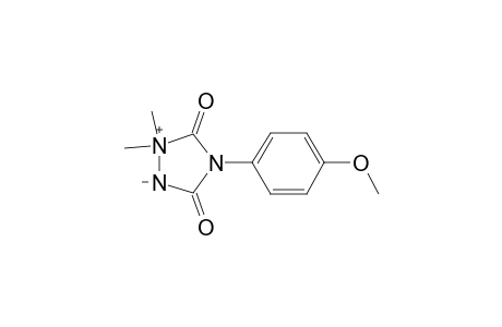 1,1-dimethyl-3,5-dioxo-4-(p-methoxyphenyl)-1,2,4-triazolidinium hydroxide, inner salt