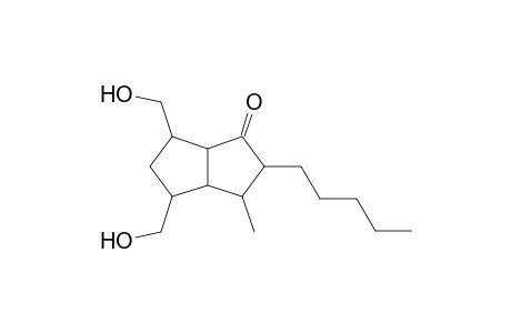 4,6-Bis(hydroxymethyl)-2-pentyl-3-methylhexahydropentalen-1(2H)-one