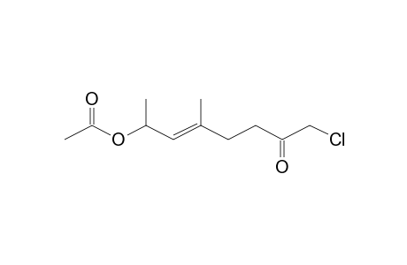 Acetic acid, 7-chloro-1,3-dimethyl-6-oxohept-2-enyl ester