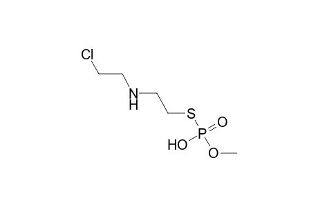 phosphorothioic acid, S-{2-[(2-chloroethyl)amino]ethyl} O-methyl ester