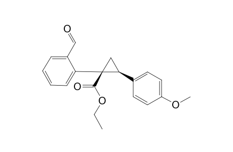 Ethyl cis-1-(2-formylphenyl)-2-(4-methoxyphenyl)cyclopropane-1-carboxylate