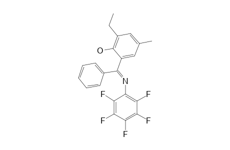 2-ETHYL-4-METHYL-6-[PHENYL-(PENTAFLUOROPHENYLIMINO)-METHYL]-PHENOL;LIGAND-C