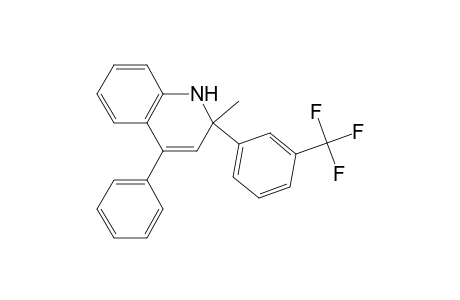 (+/-)-1,2-DIHYDRO-2-METHYL-4-PHENYL-2-(3-TRIFLUOROMETHYLPHENYL)-QUINOLINE