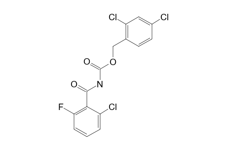 (2-chloro-6-fluorobenzoyl)carbamic acid, 2,4-dichlorobenzyl ester
