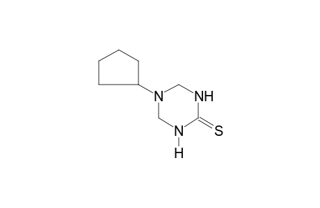 5-cyclopentyltetrahydro-s-triazine-2(1H)-thione