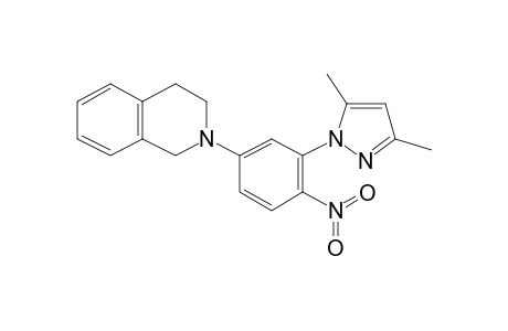 2-[3-(3,5-Dimethyl-1H-pyrazol-1-yl)-4-nitrophenyl]-1,2,3,4-tetrahydroisoquinoline